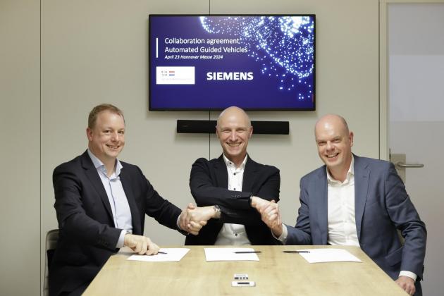 Siemens Nederland and VDL strengthen partnership for second-generation Automated Guided Vehicles (AGVs)